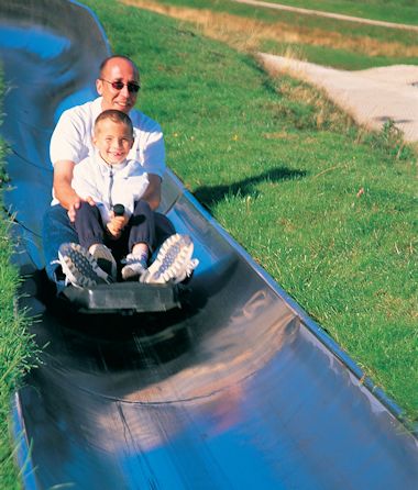 toboggan run llandudno ski slope