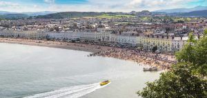 Llandudno Promanade Seafront View from Great Orme