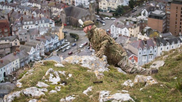 capturing shenklin IV on the Great Orme