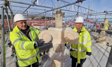 Holy Trinity Church Stone Carved Gargoyle Dragon – Treated to Expert Repair